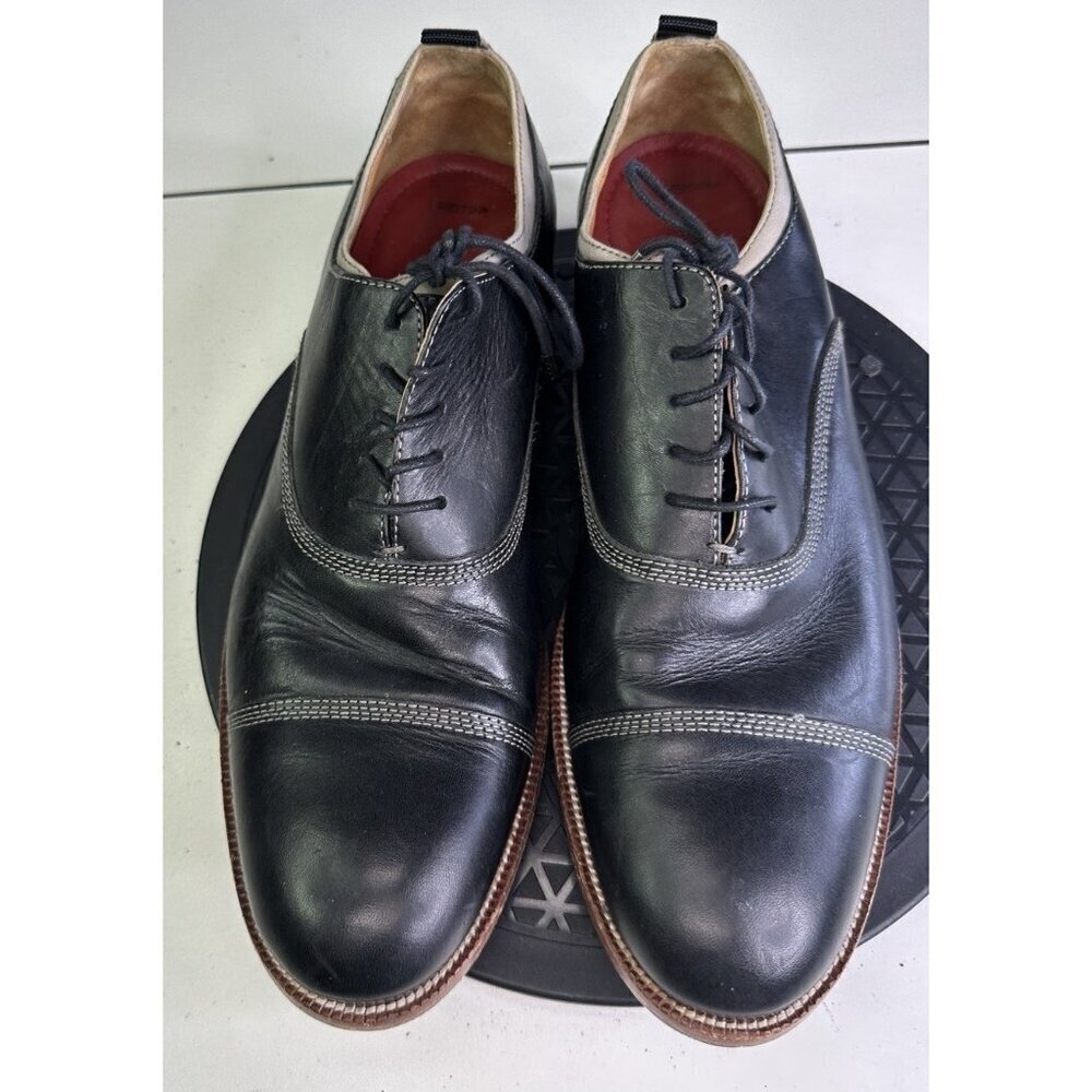 Johnston & Murphy Shoes Mens Leather Sheepskin Memory Foam Sz 11 M